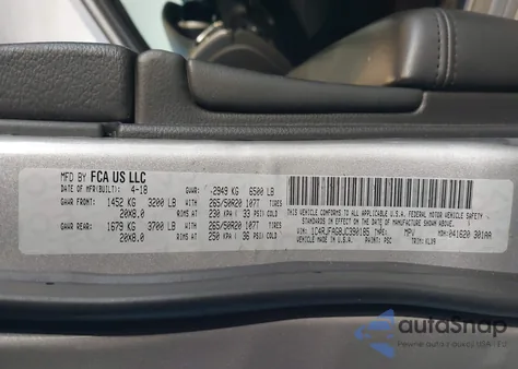 2018 Jeep Grand Cherokee Altitude 4X4 z USA, uszkodzony, nr VIN 1C4RJFAG8JC390185